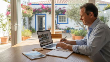 Investor searching Algarve properties in apartment