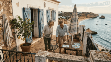 Algarve vacation rental terrace and ocean view