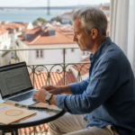 Foreign investor reviewing Portugal property contract